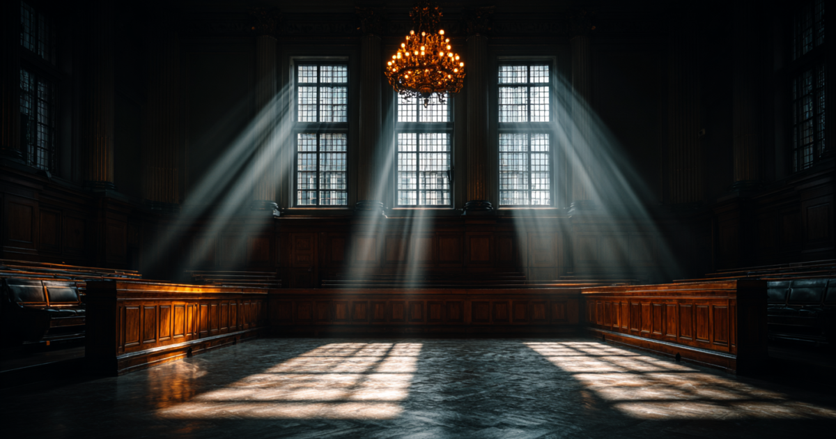 Lege zetels in de Tweede Kamer die de politieke onderhandelingen symboliseren