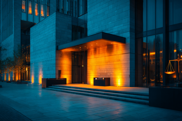 Professionele omgeving die ACM handhaving en regelgeving symboliseert