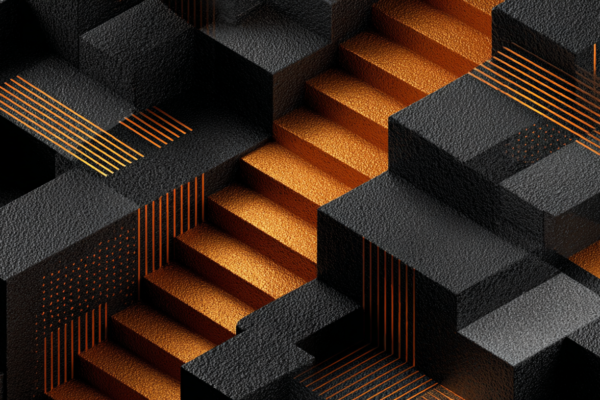 Abstracte weergave van financiële drempels en veranderende belastingregels