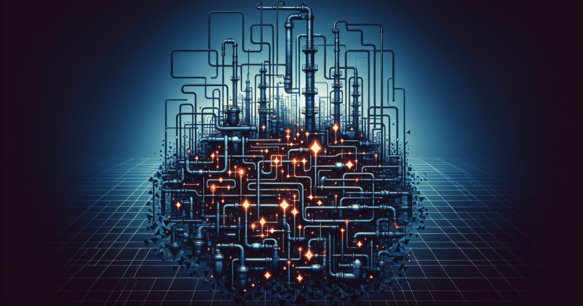 Conceptuele weergave van de overgang van traditionele naar nieuwe energieinfrastructuur