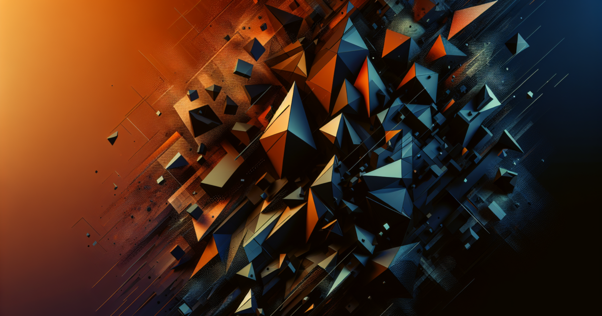 Abstracte weergave van verschuivende geopolitieke allianties en diplomatieke herstructurering