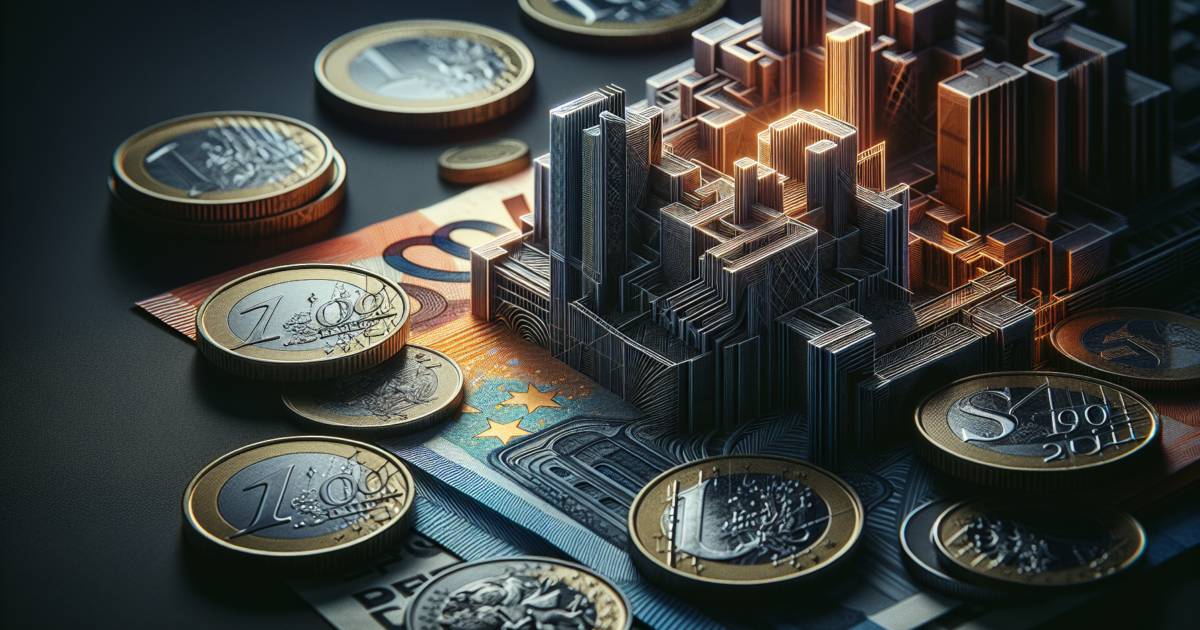 Close-up van eurobiljetten en munten die het onderwerp contante betalingen symboliseren