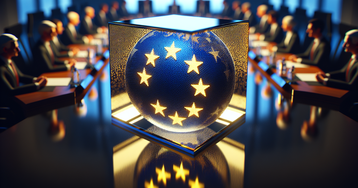 Symbolische weergave van EU regelgeving voor duurzame investeringen