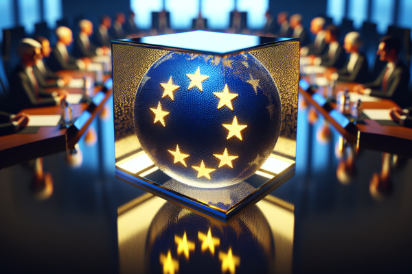 Symbolische weergave van EU regelgeving voor duurzame investeringen